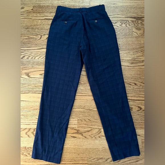 Tommy Hilfiger TH Flex Sz. 18 Blue Plaid Dress/Golf Straight Leg Pants Big Boys - Picture 2 of 10